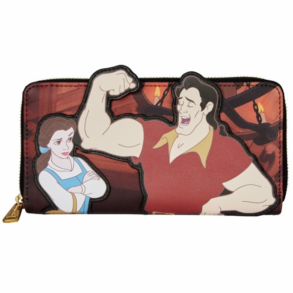 PORTEFEUILLE VILAINS SCENE GASTON - DISNEY LOUNGEFLY