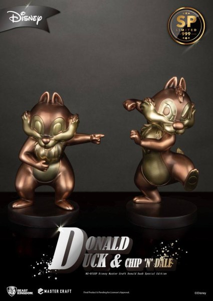 DONALD DUCK ET TIC & TAC SPÉCIALE EDITION - DISNEY MASTERCRAFT