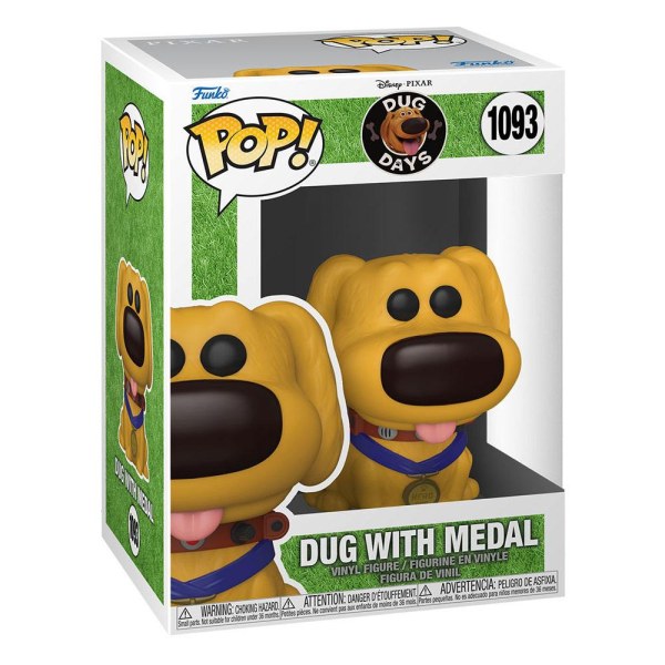FUNKO POP! 1093 - LÀ HAUT - DOUG AVEC UNE MÉDAILLE