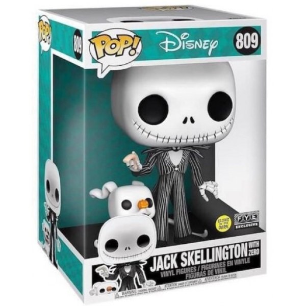 FUNKO POP! 809 - DISNEY L'ÉTRANGE NOËL DE MONSIEUR JACK - JUMBO JACK