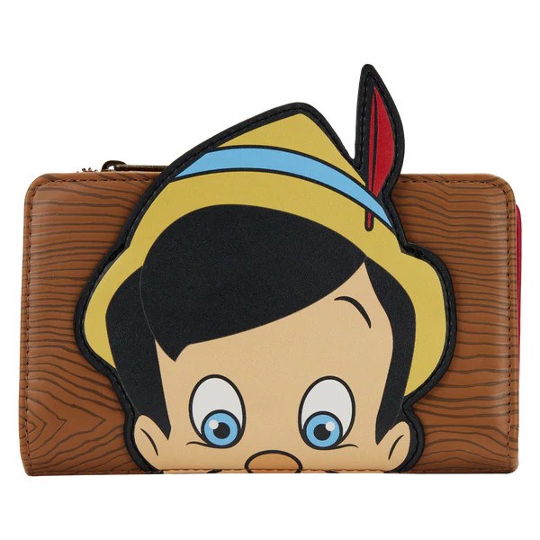 PORTEFEUILLE PINOCCHIO PEEKING FLAP - DISNEY LOUNGEFLY
