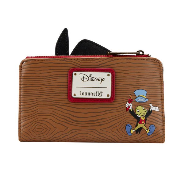 PORTEFEUILLE PINOCCHIO PEEKING FLAP - DISNEY LOUNGEFLY