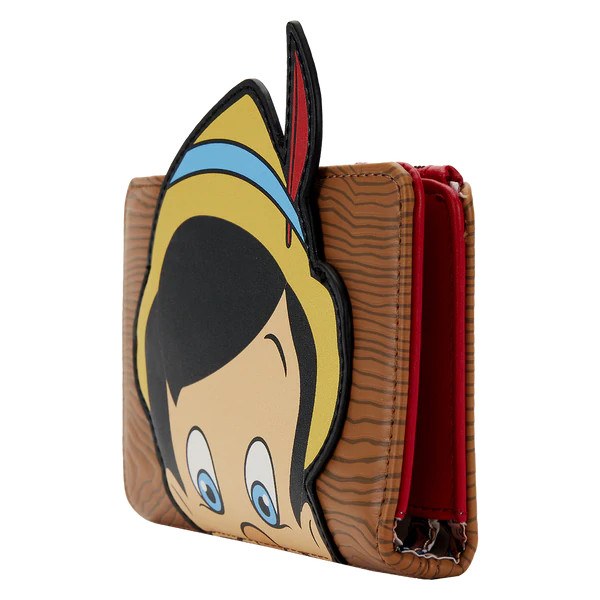 PORTEFEUILLE PINOCCHIO PEEKING FLAP - DISNEY LOUNGEFLY