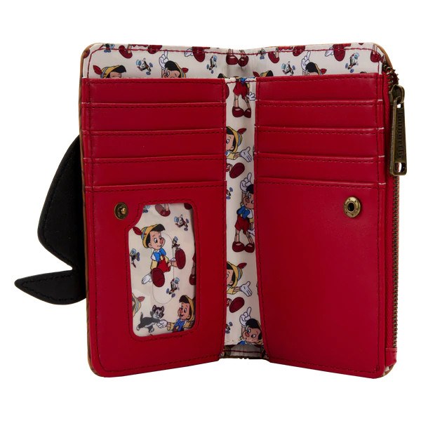PORTEFEUILLE PINOCCHIO PEEKING FLAP - DISNEY LOUNGEFLY