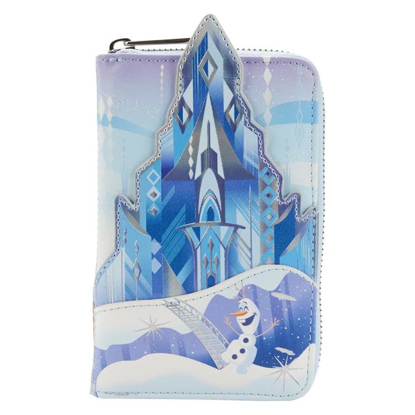 PORTEFEUILLE LA REINE DES NEIGES PRINCESS CASTLE - DISNEY LOUNGEFLY