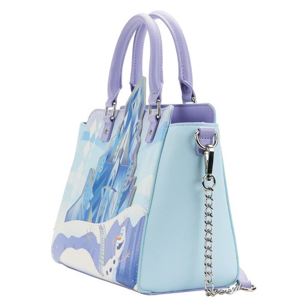SAC À BANDOULIÈRE LA REINE DES NEIGES PRINCESS CASTLE - DISNEY LOUNGEFLY