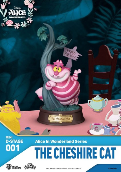 CHAT DU CHESHIRE - MINI  DISNEY D-STAGE