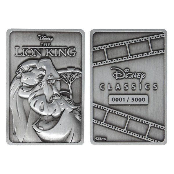 LINGOT DE COLLECTION LE ROI LION - EDITION LIMITÉE