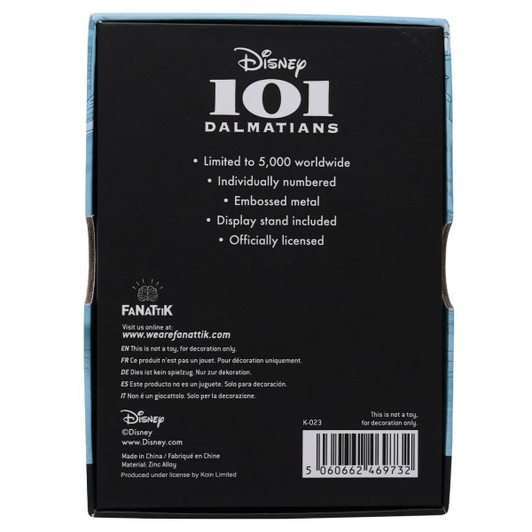 LINGOT DE COLLECTION LES 101 DALMATIENS - EDITION LIMITÉE