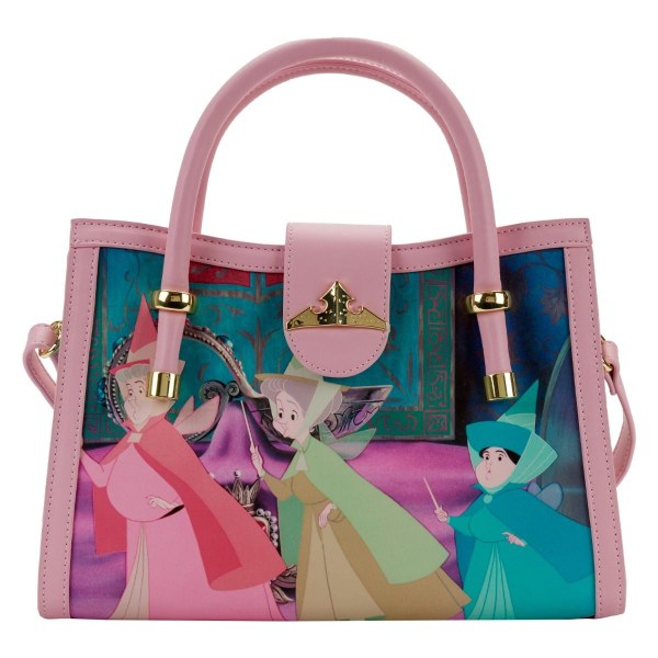 SAC À BANDOULIÈRE SCENE LA BELLE AU BOIS DORMANT - DISNEY LOUNGEFLY