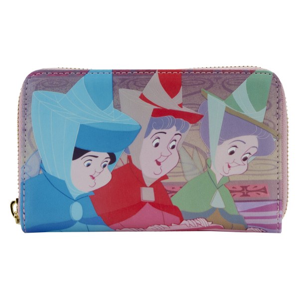 PORTEFEUILLE SCENE LA BELLE AU BOIS DORMANT - DISNEY LOUNGEFLY