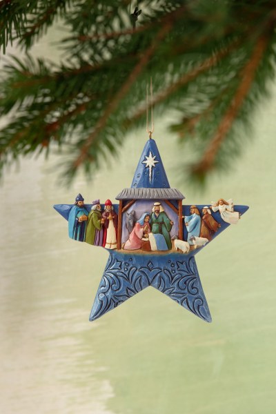SUSPENSION NATIVITY STAR - JIM SHORE HEARTWOOD CREEK