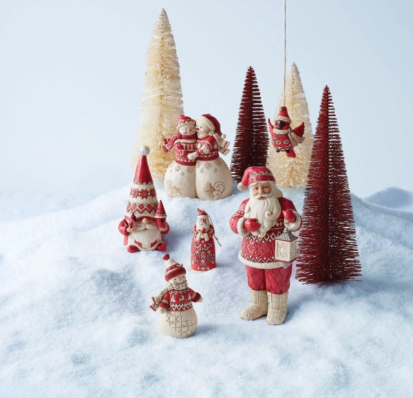 PÈRE NOËL NORDIQUE AVEC LANTERNE - JIM SHORE HEARTWOOD CREEK