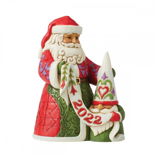 PÈRE NOËL AVEC GNOME - JIM SHORE HEARTWOOD CREEK