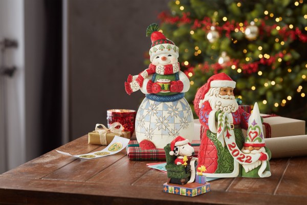 PÈRE NOËL AVEC GNOME - JIM SHORE HEARTWOOD CREEK
