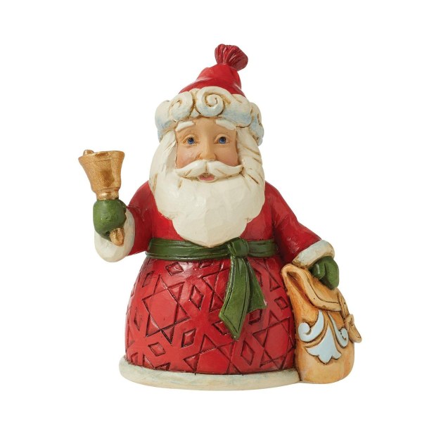 PÈRE NOËL AVEC UNE CLOCHE - JIM SHORE HEARTWOOD CREEK
