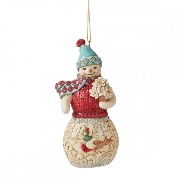 SUSPENSION WONDERLAND SNOWMAN - JIM SHORE HEARTWOOD CREEK