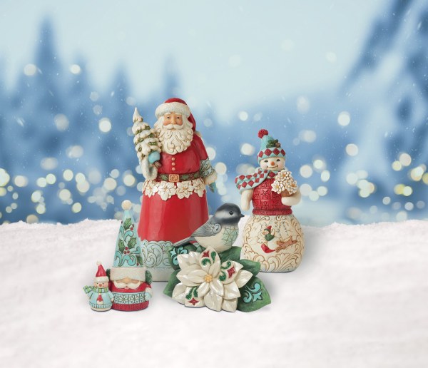 WONDERLAND SANTA HOLDING - JIM SHORE HEARTWOOD CREEK