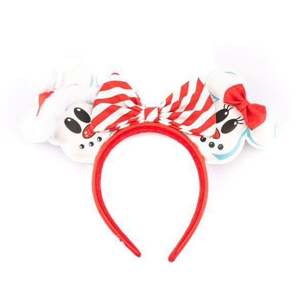 SERRE-TÊTE MINNIE & MICKEY BONHOMME DE NEIGE - DISNEY LOUNGEFLY
