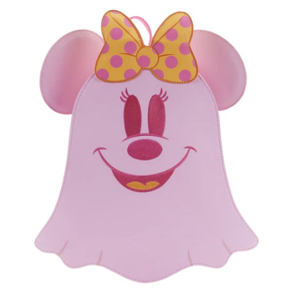 MINI SAC À DOS FANTOME PASTEL MINNIE ( BRILLE DANS LE NOIR )- DISNEY LOUNGEFLY