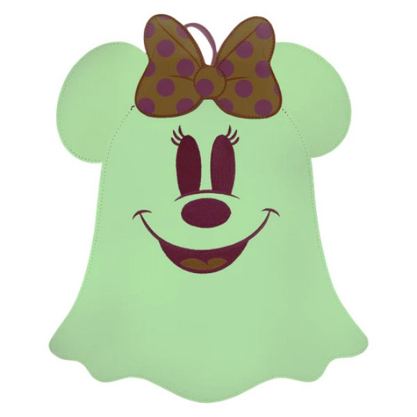 MINI SAC À DOS FANTOME PASTEL MINNIE ( BRILLE DANS LE NOIR )- DISNEY LOUNGEFLY