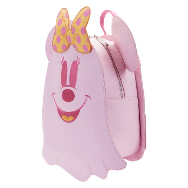 MINI SAC À DOS FANTOME PASTEL MINNIE ( BRILLE DANS LE NOIR )- DISNEY LOUNGEFLY