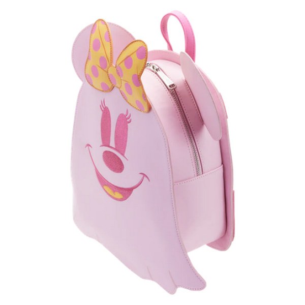MINI SAC À DOS FANTOME PASTEL MINNIE ( BRILLE DANS LE NOIR )- DISNEY LOUNGEFLY