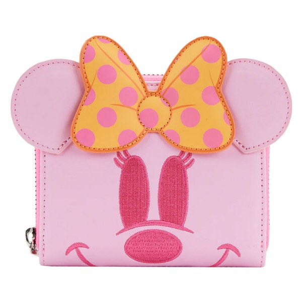 PORTEFEUILLE MINNIE FANTOME PASTEL ( BRILLE DANS LE NOIR ) - DISNEY LOUNGEFLY
