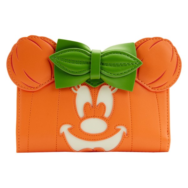 PORTEFEUILLE MINNIE CITROUILLE  - DISNEY LOUNGEFLY