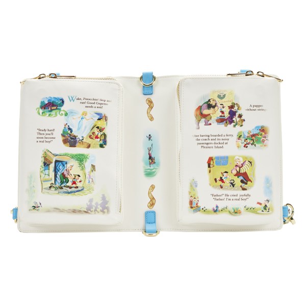 SAC À BANDOULIÈRE PINOCCHIO BOOK SERIES - DISNEY LOUNGEFLY