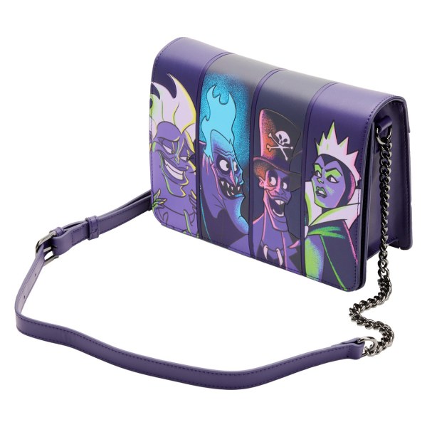 SAC À BANDOULIÈRE VILAINS ( BRILLE DANS LE NOIR ) - DISNEY LOUNGEFLY