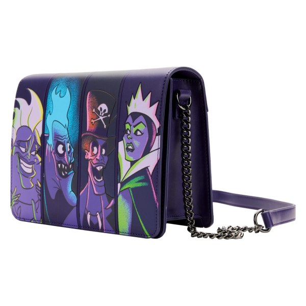 SAC À BANDOULIÈRE VILAINS ( BRILLE DANS LE NOIR ) - DISNEY LOUNGEFLY