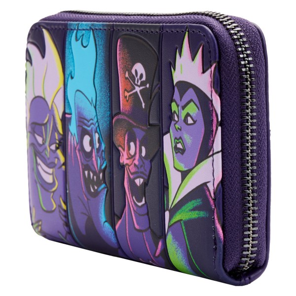 PORTEFEUILLE VILAINS ( BRILLE DANS LE NOIR )- DISNEY LOUNGEFLY