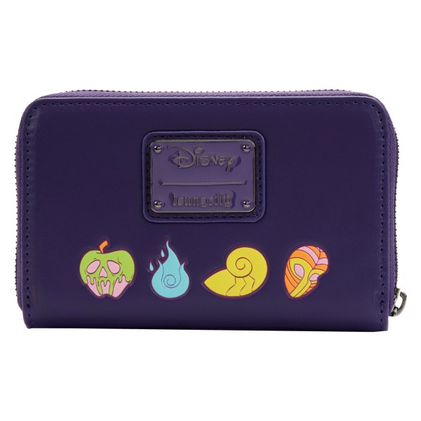 PORTEFEUILLE VILAINS ( BRILLE DANS LE NOIR )- DISNEY LOUNGEFLY