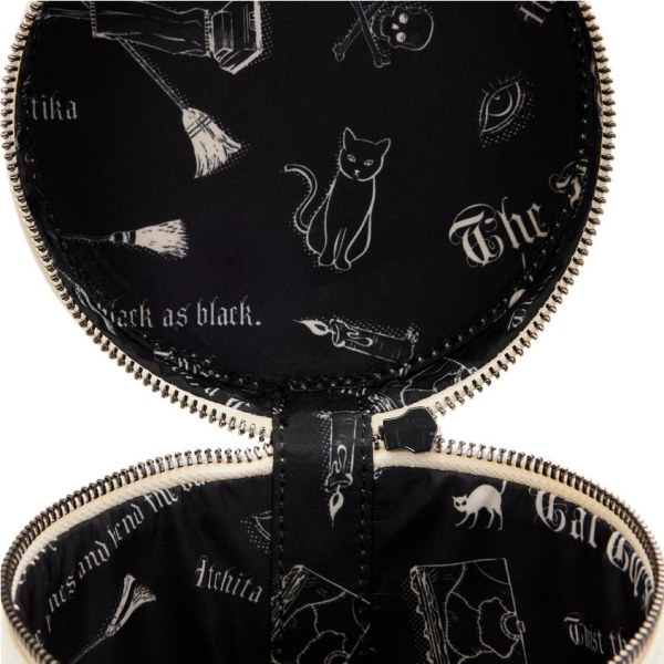 SAC À BANDOULIÈRE HOCUS POCUS FLAMME NOIR ( BRILLE DANS LE NOIR ) - DISNEY LOUNGEFLY