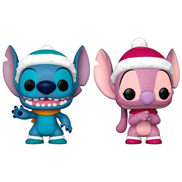 FUNKO POP! 2PK - DISNEY - STITCH & ANGEL EN HIVER