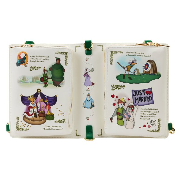 SAC À BANDOULIÈRE ROBIN DES BOIS CLASSIC BOOK CONVERTIBLE - DISNEY LOUNGEFLY