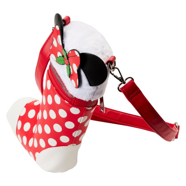 SAC À BANDOULIÈRE CHAUSETTE DE NOËL MICKEY & MINNIE - DISNEY LOUNGEFLY