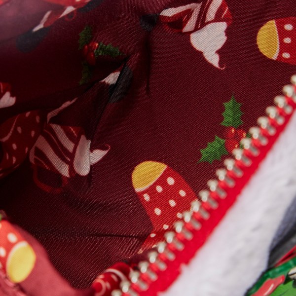 SAC À BANDOULIÈRE CHAUSETTE DE NOËL MICKEY & MINNIE - DISNEY LOUNGEFLY