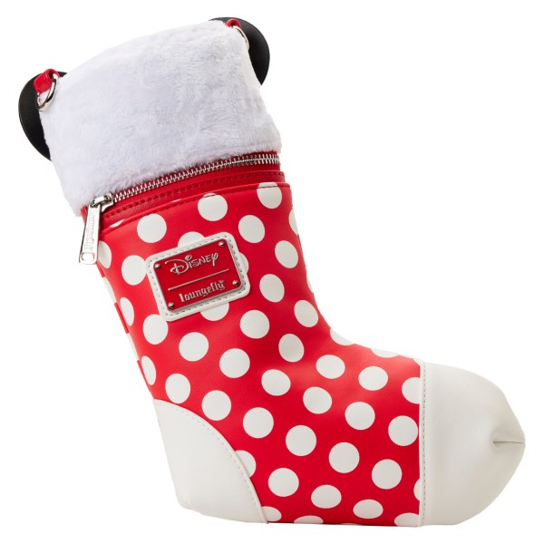 SAC À BANDOULIÈRE CHAUSETTE DE NOËL MICKEY & MINNIE - DISNEY LOUNGEFLY