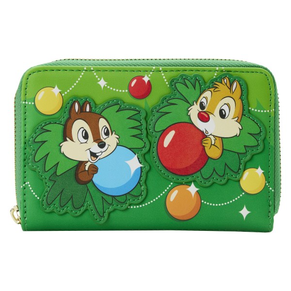PORTEFEUILLE TIC & TAC COURONNE DE NOËL - DISNEY LOUNGEFLY