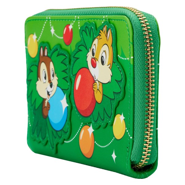 PORTEFEUILLE TIC & TAC COURONNE DE NOËL - DISNEY LOUNGEFLY