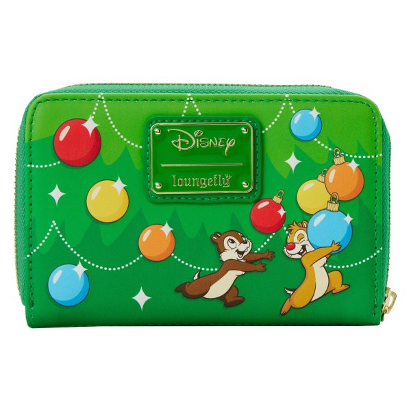 PORTEFEUILLE TIC & TAC COURONNE DE NOËL - DISNEY LOUNGEFLY