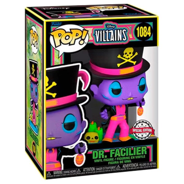 FUNKO POP! 1084 SPECIAL EDITION - DR FACILIER BLACK LIGHT - LA PRINCESSE ET LA GRENOUILLE - EDITION SPECIAL