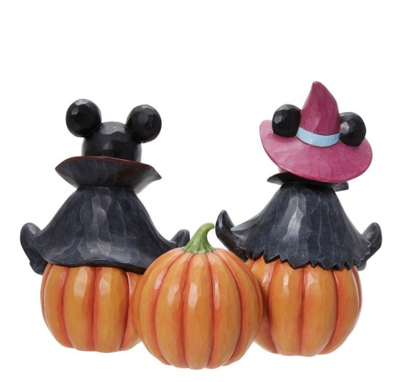 MICKEY & MINNIE HALLOWEEN PHOSPHORESCENT - DISNEY TRADITIONS
