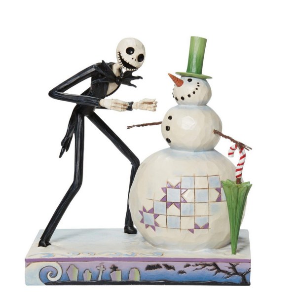 MR JACK AVEC LE BONHOMME DE NEIGE - L'ETRANGE NOËL DE MR JACK - DISNEY TRADITIONS