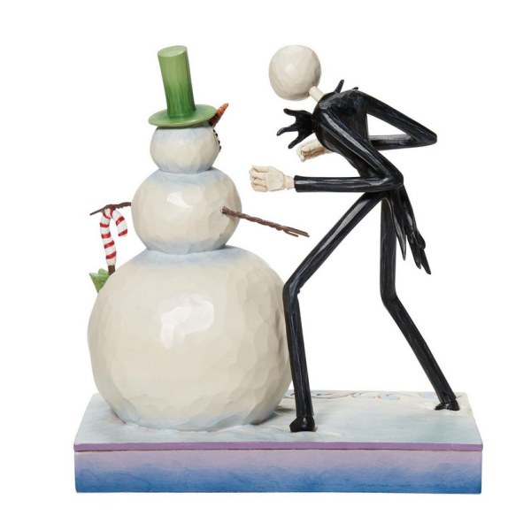 MR JACK AVEC LE BONHOMME DE NEIGE - L'ETRANGE NOËL DE MR JACK - DISNEY TRADITIONS