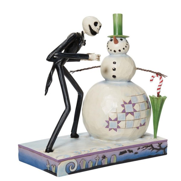 MR JACK AVEC LE BONHOMME DE NEIGE - L'ETRANGE NOËL DE MR JACK - DISNEY TRADITIONS