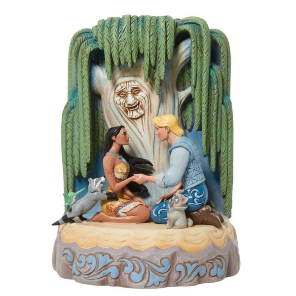 CARVED BY HEART POCAHONTAS - DISNEY TRADITIONS