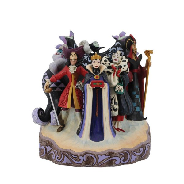 CARVED BY HEART VILAINS - DISNEY TRADITIONS